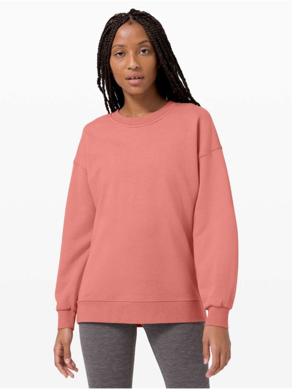 Perfectly Oversized Crew Brier Rose Size 6
